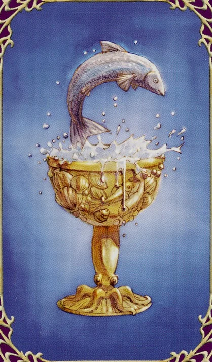 Ace of Cups card from Sensual Wicca Tarot