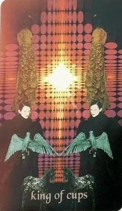 King of Cups card from the Serpentfire Tarot deck