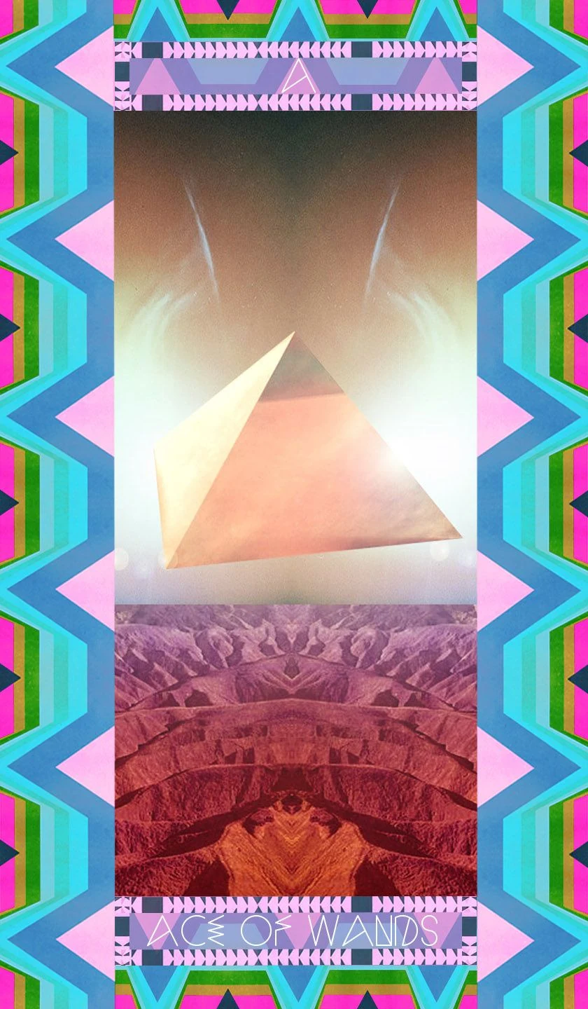 Ace of Wands card from the Serpentfire Tarot deck