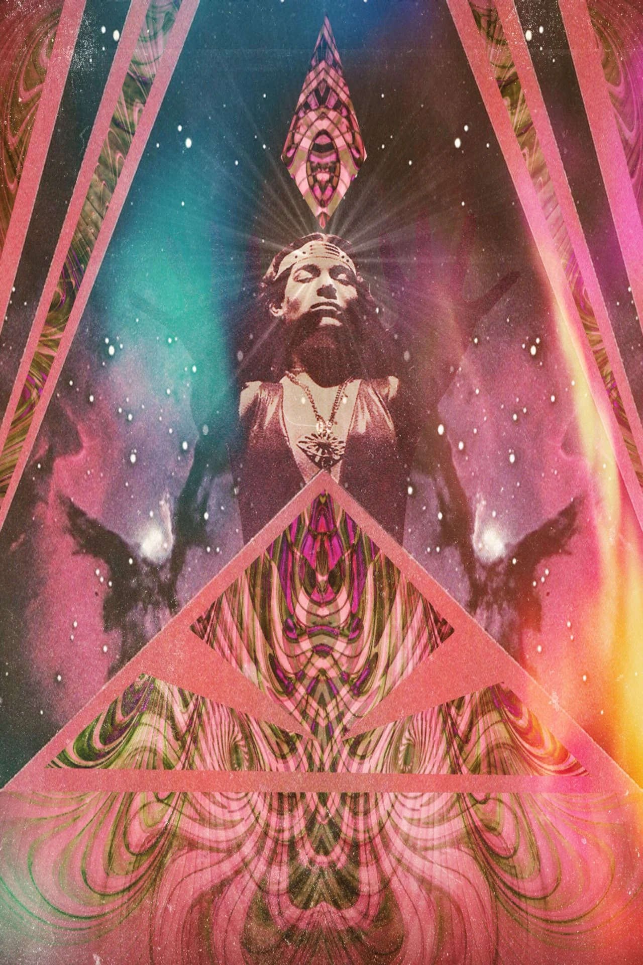Seven of Wands card from the Serpentfire Tarot deck