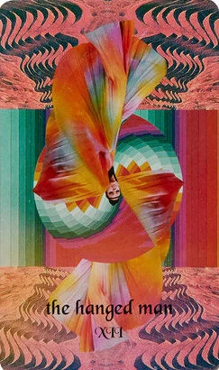 The Hanged Man card from the Serpentfire Tarot deck
