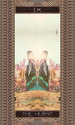 The Hermit card from the Serpentfire Tarot deck