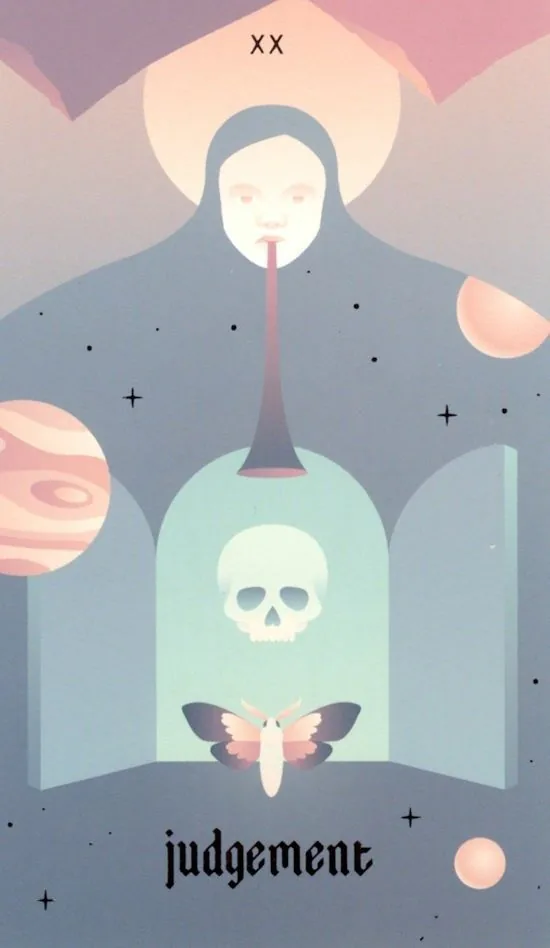 Judgement card from the Seventh Sphere Tarot deck