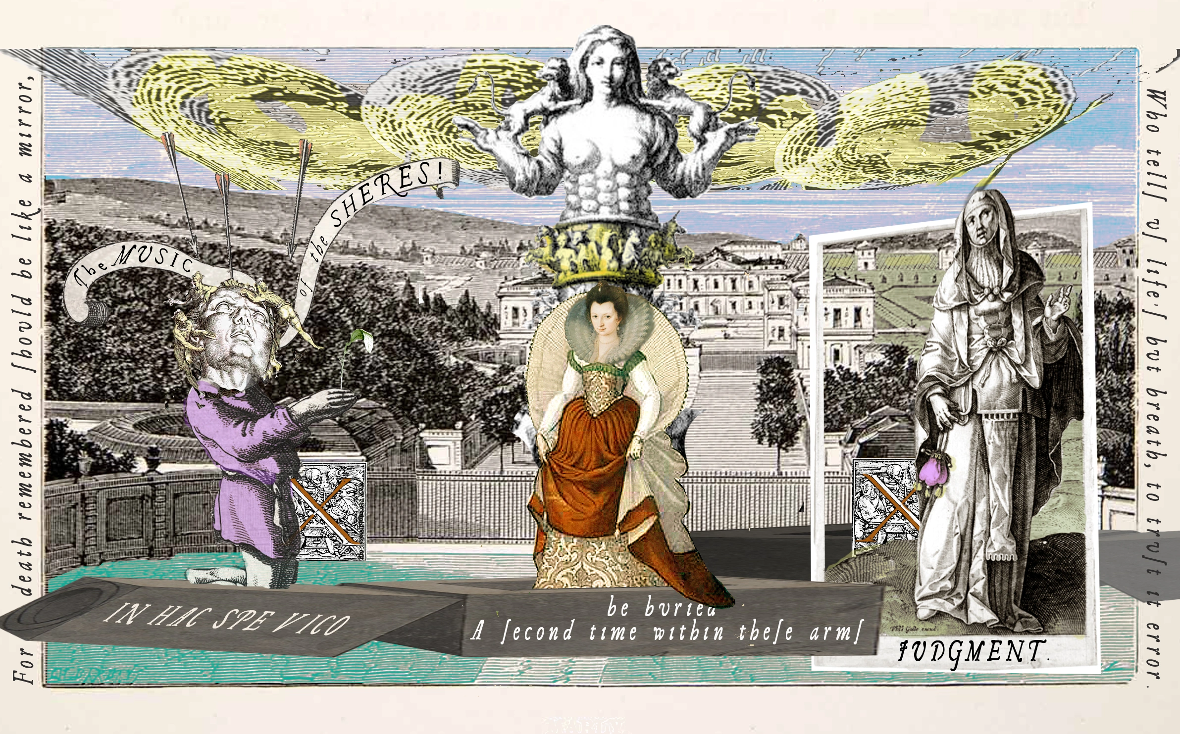 Judgment card from The Shakespeare Tarot by Chris Leech