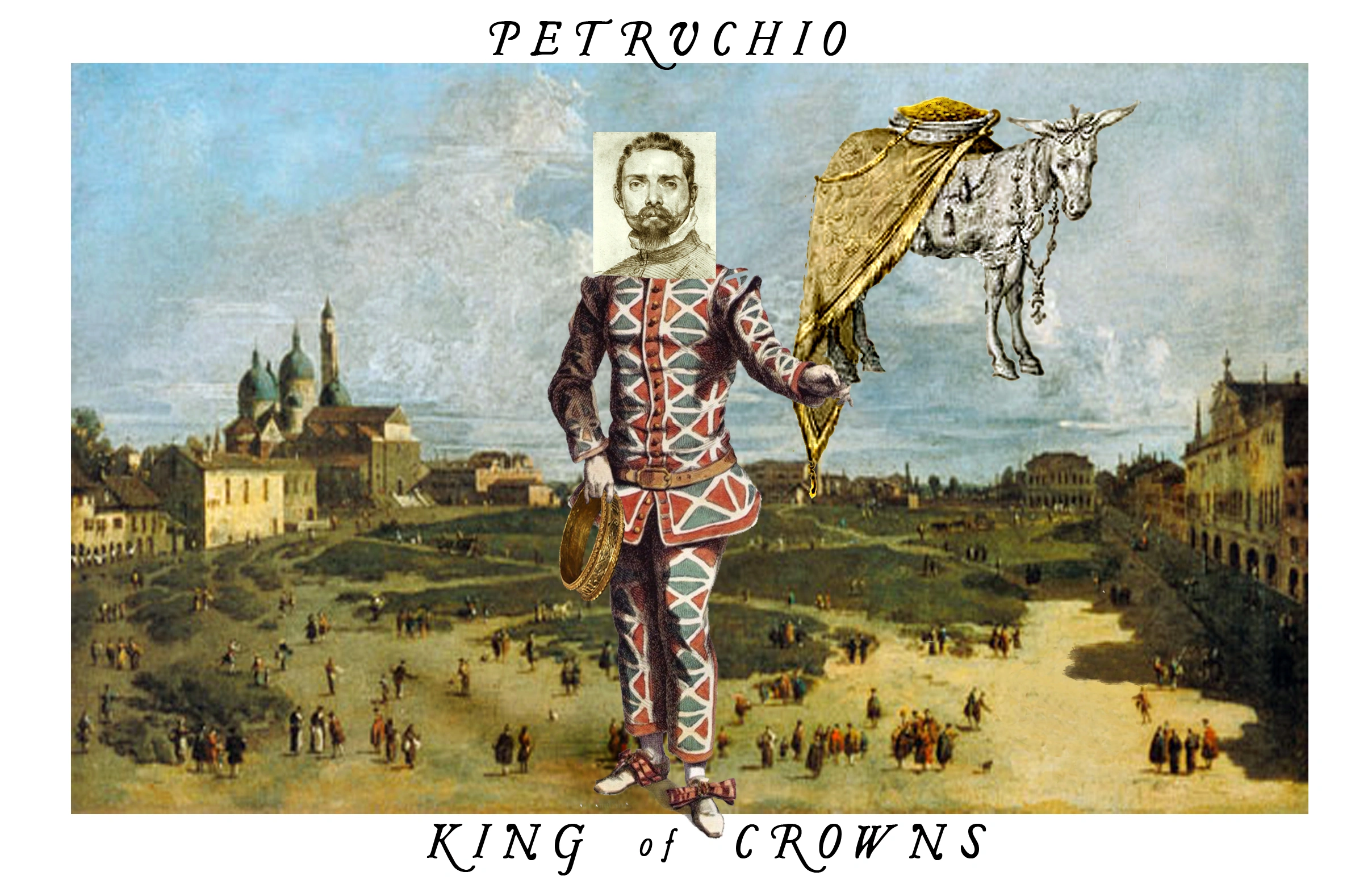 King of Crowns card from The Shakespeare Tarot by Chris Leech