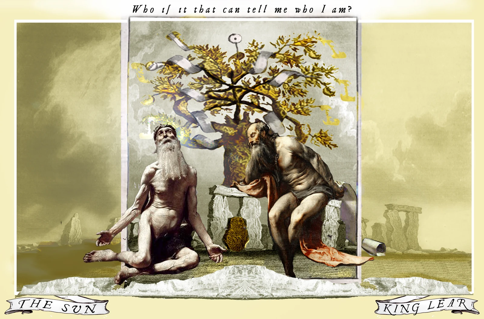 The Sun card from The Shakespeare Tarot by Chris Leech