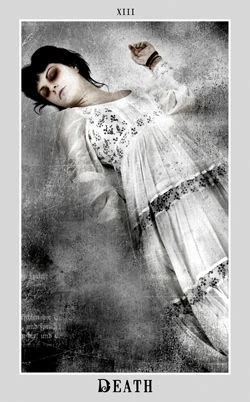 Death card from the Silver Era Tarot deck