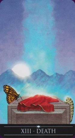 Death card from the Silver Witchcraft Tarot deck