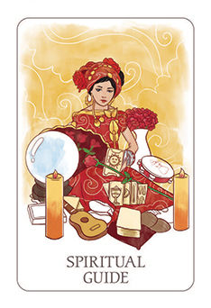 Spiritual Guide card from the Simplicity Tarot deck by Emilie Muñiz