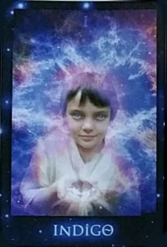 I Indigo card from The Sirian Starseed Tarot deck