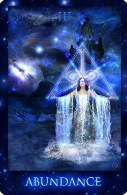 III Abundance card from The Sirian Starseed Tarot deck