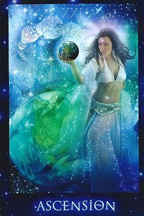 XXI Ascension card from The Sirian Starseed Tarot deck