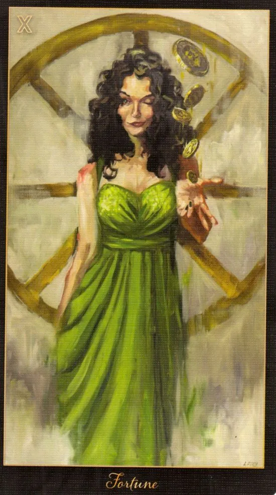 Slow Tarot Review 10 Justice card from the Slow Tarot deck