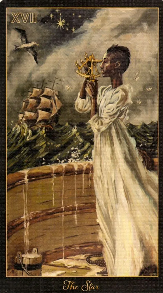 The Star card from the Slow Tarot deck
