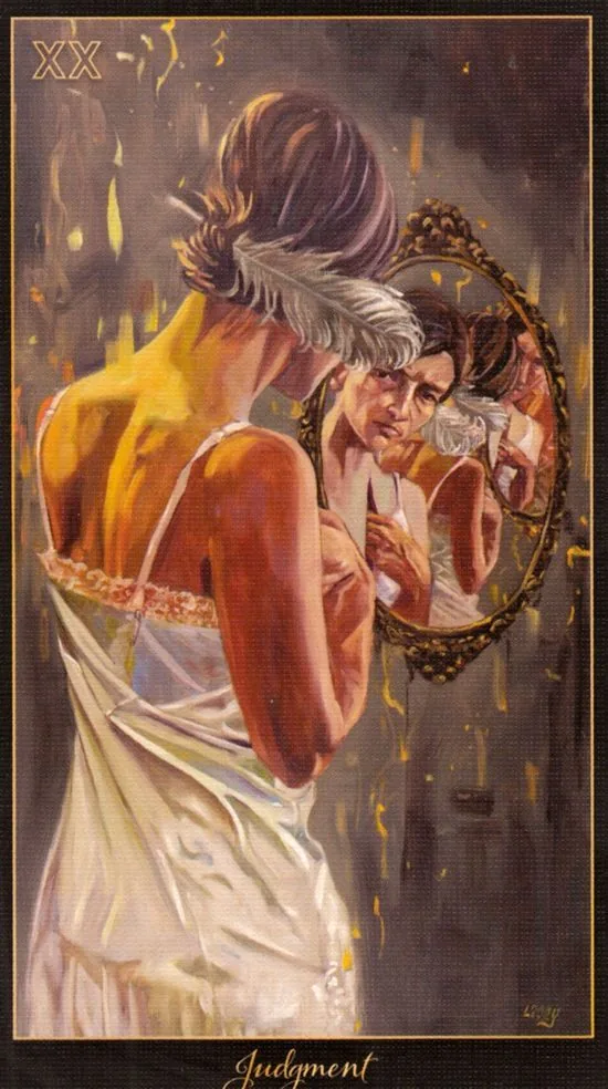 Judgement card from the Slow Tarot deck
