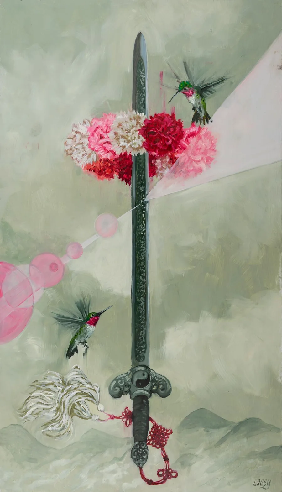 Ace of Swords card from the Slow Tarot deck