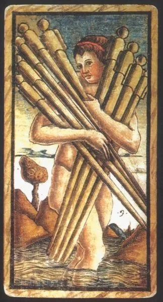 Nine of Wands / Batons