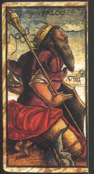 Sola Busca Tarot card image 47 from the recovered TarotFans Pinterest source