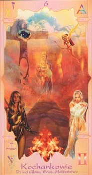 The Lovers (Kochankowie) card from the Soul Mandala Tarot deck