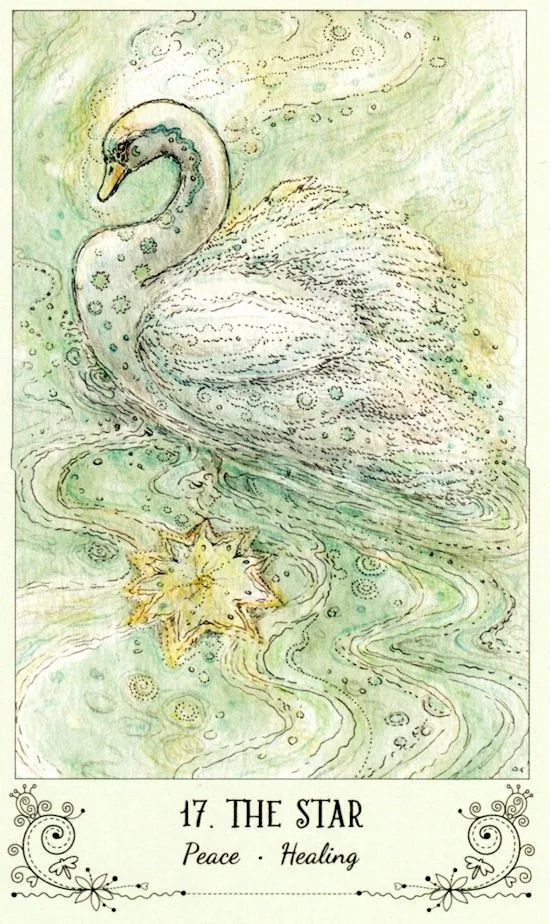 The Star card from the Spiritsong Tarot deck