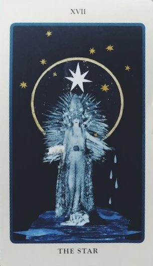 The Star card from the Spolia Tarot deck