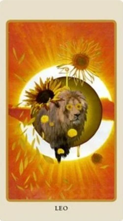 Leo card from the Spolia Tarot deck