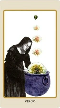 Virgo card from the Spolia Tarot deck