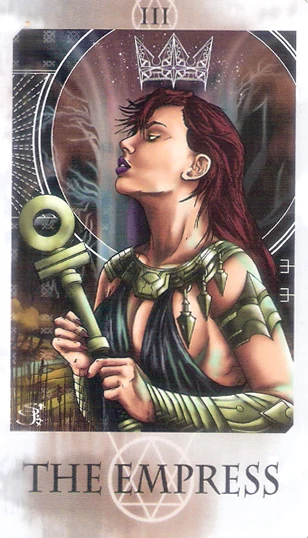 The Empress card from the St. Jinx Tarot (St. Jinx Arcana) deck
