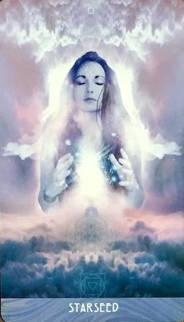 Starseed card from The Starchild Tarot Akashic by Danielle Noel