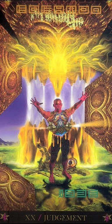 Starman Tarot card 21 card from the Starman Tarot deck