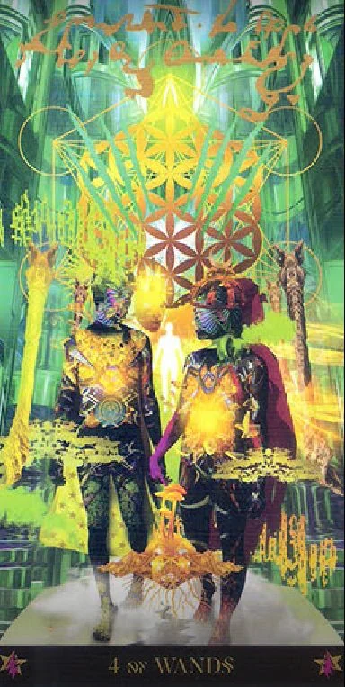 Starman Tarot card 25 card from the Starman Tarot deck
