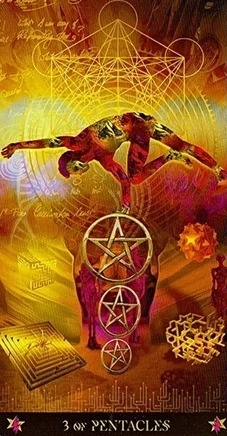 Starman Tarot card 52 card from the Starman Tarot deck