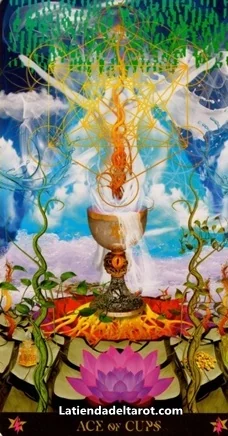 Ace of Cups card from the Starman Tarot deck