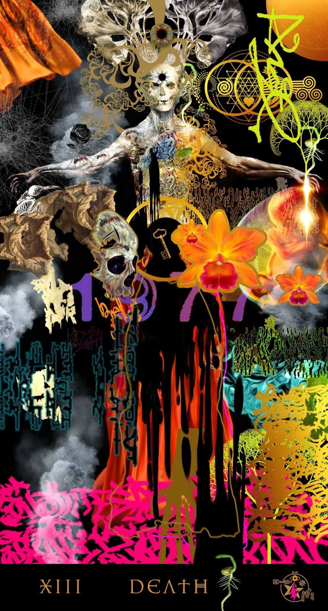 Death card from the Starman Tarot deck