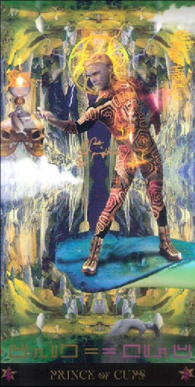 Prince of Cups card from the Starman Tarot deck