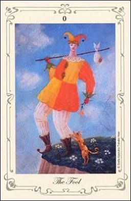 The Fool card from Stella's Simple Tarot