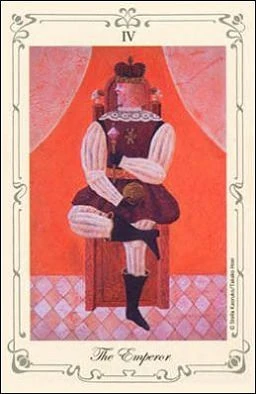 The Emperor card from Stella's Simple Tarot