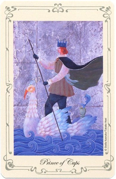 Prince of Cups card from Stella's Simple Tarot