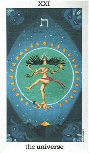 The Universe card from the Sun and Moon Tarot deck by Vanessa Decort