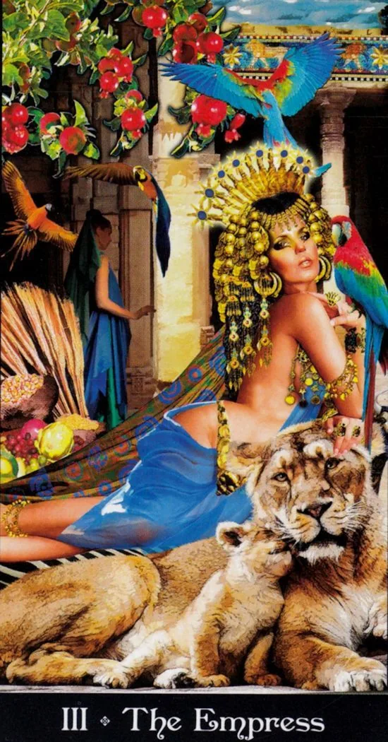 The Empress card from the Tarot Apokalypsis deck