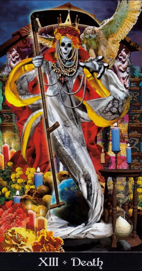 Death card from the Tarot Apokalypsis deck