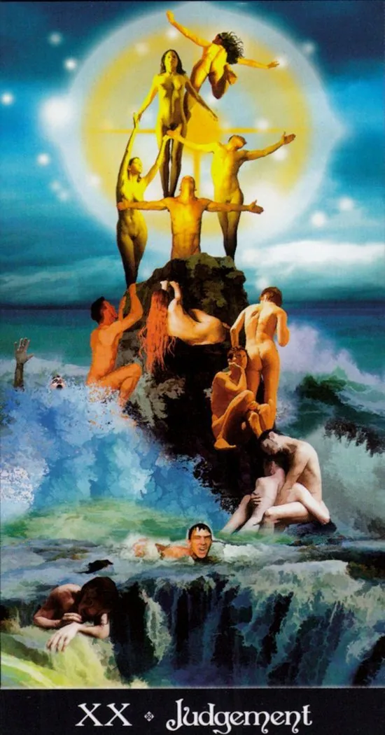 Judgment card from the Tarot Apokalypsis deck