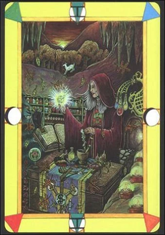 Apothecary (Аптекарь) card from Tarot D: The Didactic Tarot deck