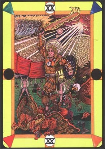 Judgement (Суд) card from Tarot D: The Didactic Tarot deck