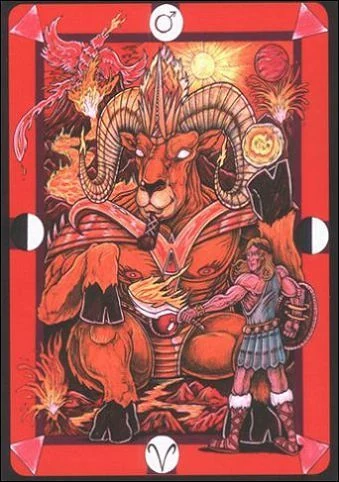 Master of Fire (Мастер Огня) card from Tarot D: The Didactic Tarot deck