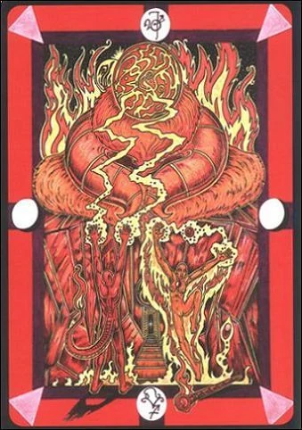 Permission of Fire (Разрешение Огня) card from Tarot D: The Didactic Tarot deck