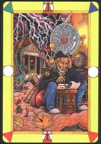 Scientist (Ученый) card from Tarot D: The Didactic Tarot deck
