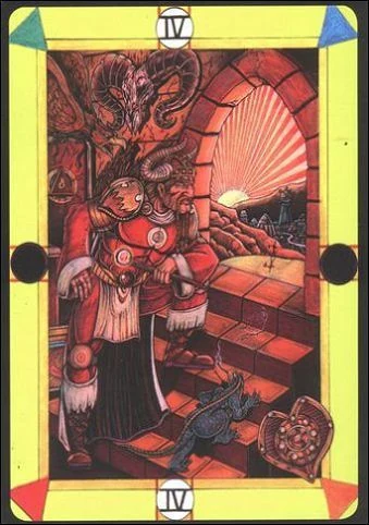 The Emperor (Император) card from Tarot D: The Didactic Tarot deck