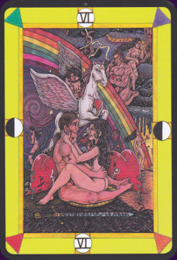 Major · VI — source 10 card front from Tarot D: The Didactic Tarot; descriptive source-symbol identifier, not a guidebook title