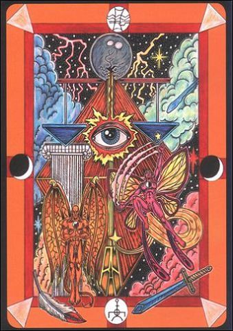 Air · ∞ — source 69 card front from Tarot D: The Didactic Tarot; descriptive source-symbol identifier, not a guidebook title